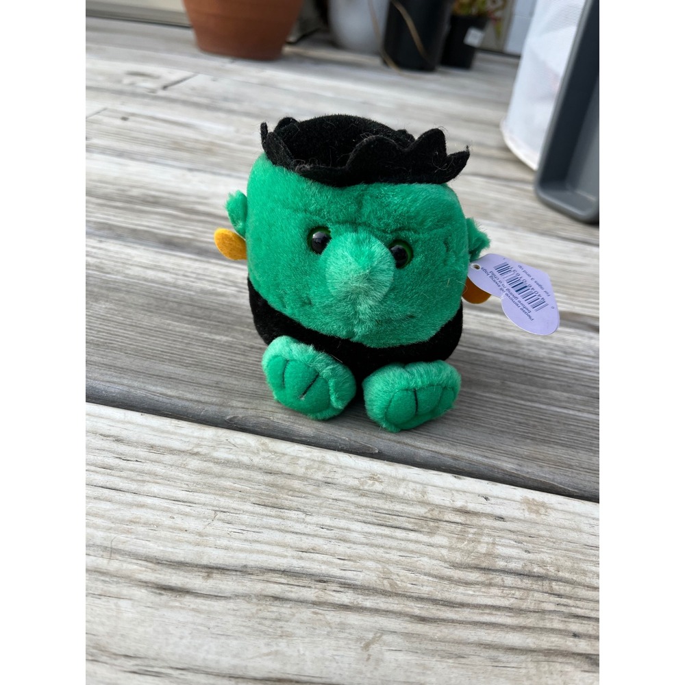 Limited‎ Edition Puffkins Stitch Frankenstein Plush Halloween Monster Toy
